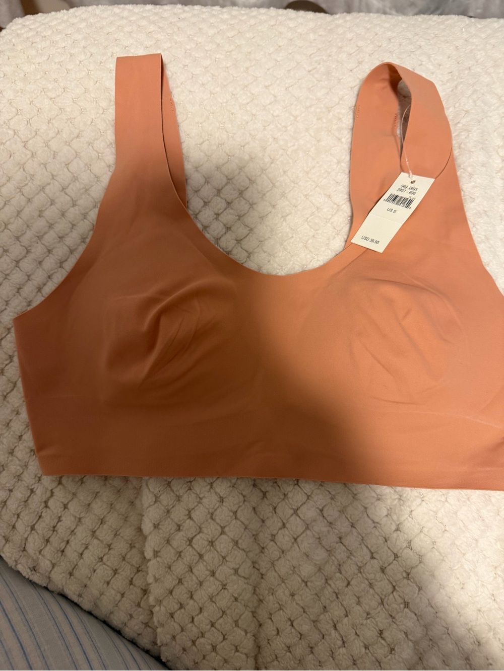 Aerie Seamless Scoop Bralette - Peach